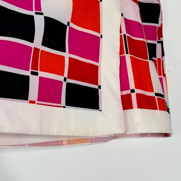 EP Pro Skort‎ Womens 6 Red Pink Geometric Golf Outdoor Mini Activewear Skirt - Picture 5 of 11